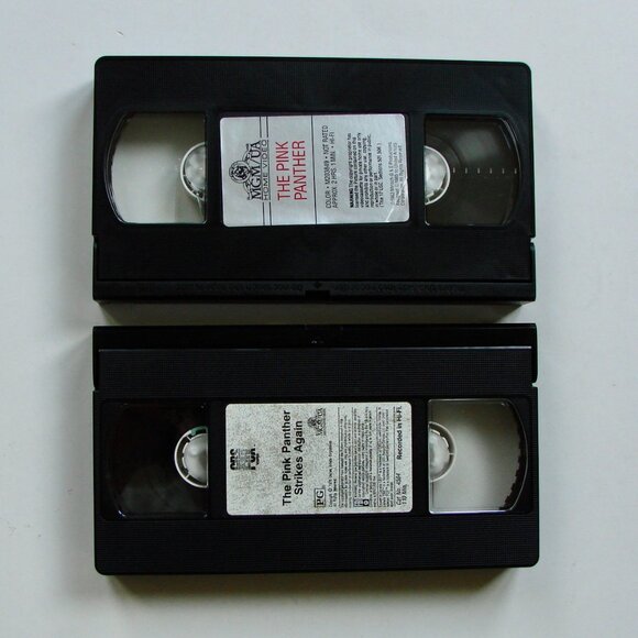 The Pink Panther VHS Tapes The Pink Panther Strikes Again Peter Sellers Vintage - Picture 7 of 8